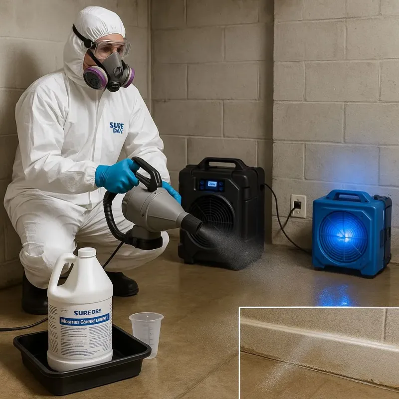 Sanitization and Odor Removal process in Charlotte County, VA